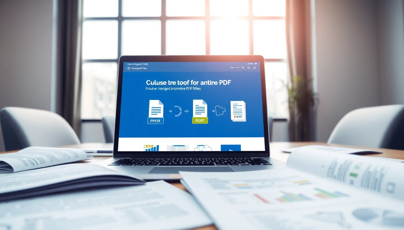 Combine pdf files free using an intuitive online tool in a modern workspace.