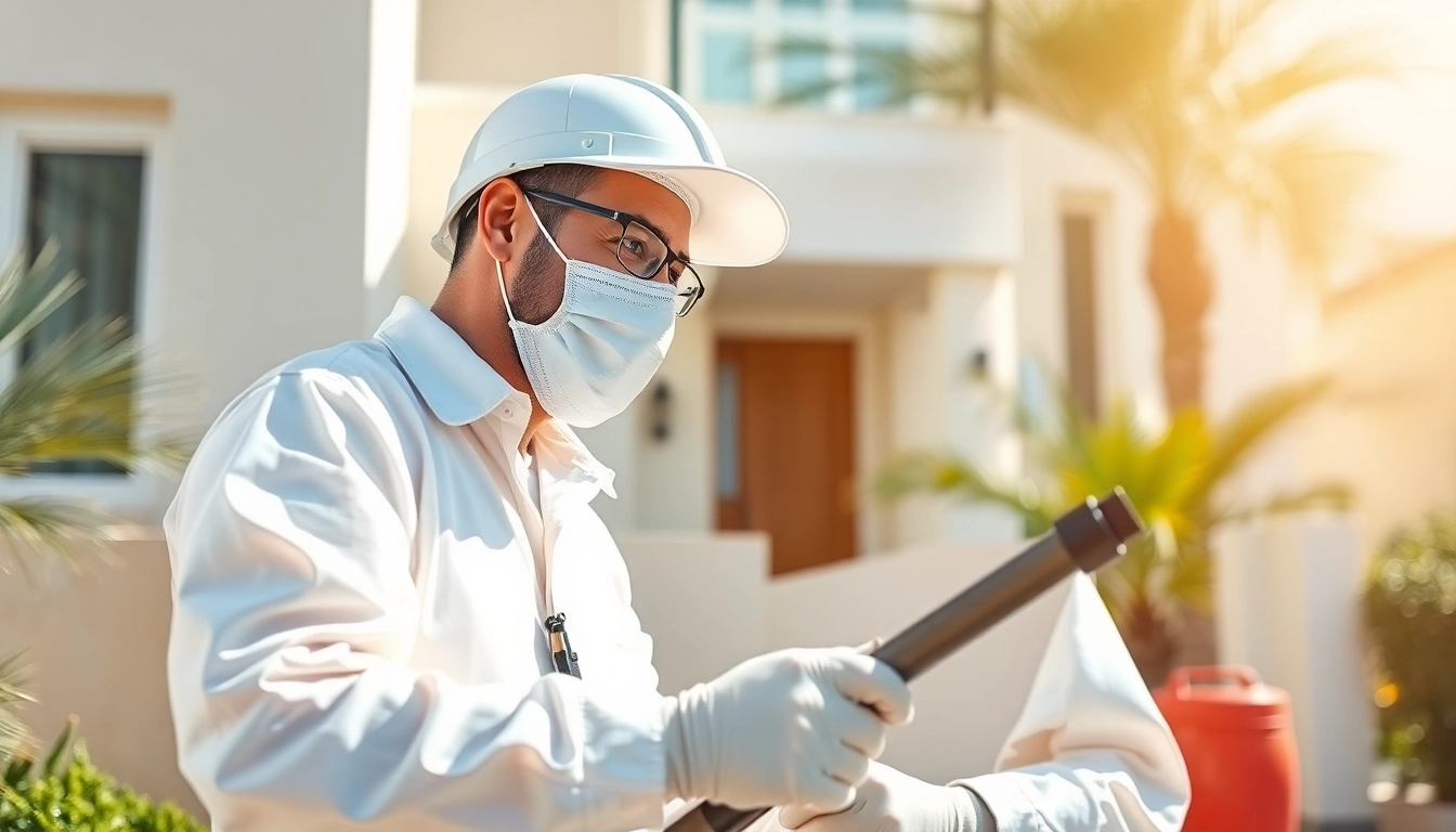 Discover top services from a leading PEST CONTROL COMPANY IN DEIRA, showcasing professional pest inspections in action.