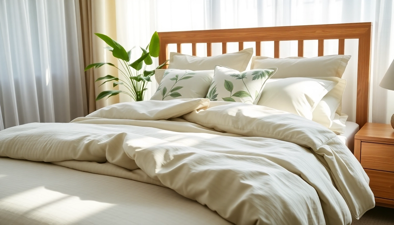 Enhance your sleep with premium Bamboo bedding sets that offer ultimate comfort and style.