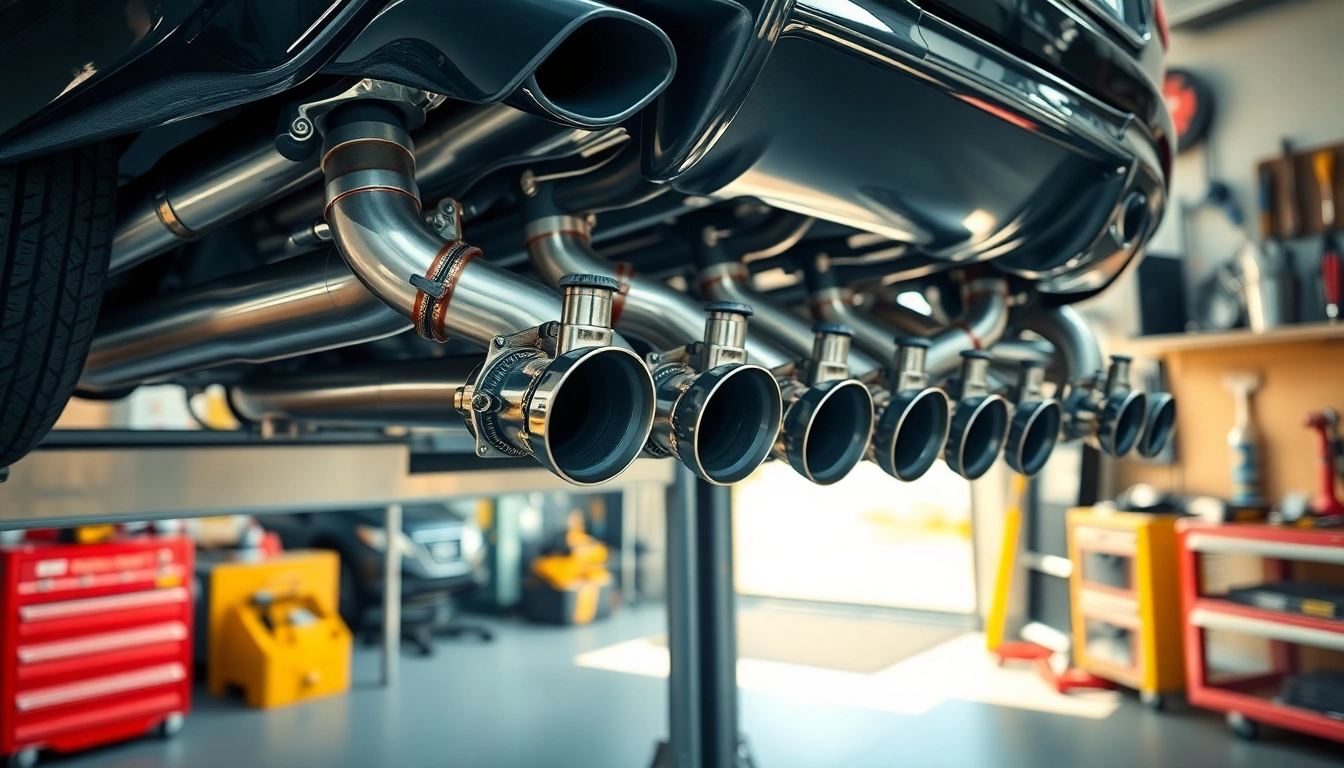 Showcasing a G80 Valved exhaust system emphasizing precision craftsmanship and premium quality.