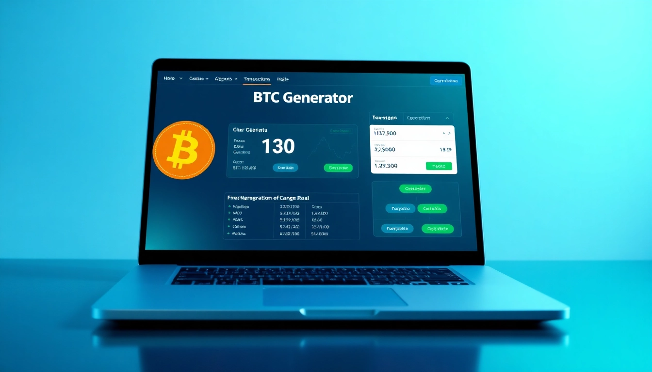 Bitcoin flash free download: Discover the features of FlashGen BTC Generator software in a modern tech interface.