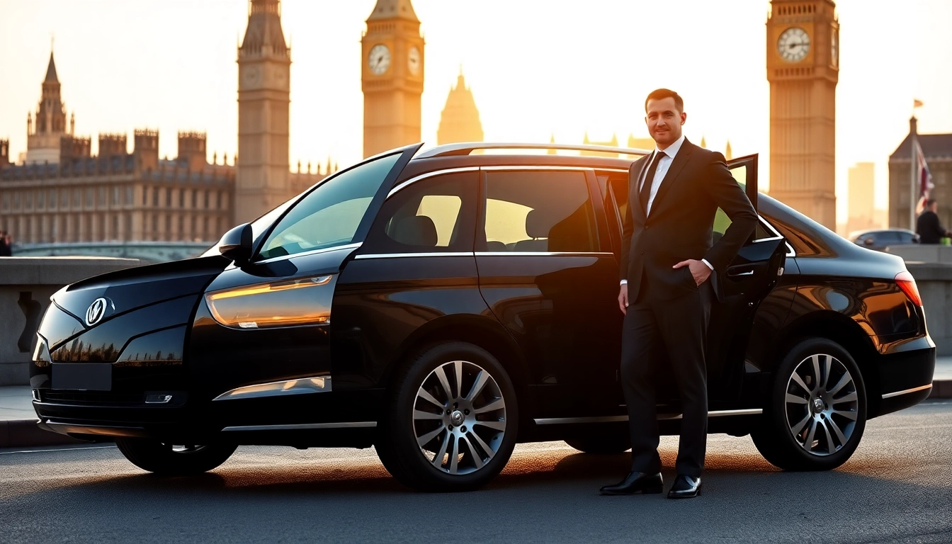 Enhance your journey with a professional offering private chauffeur london luxury service in an elegant urban setting.