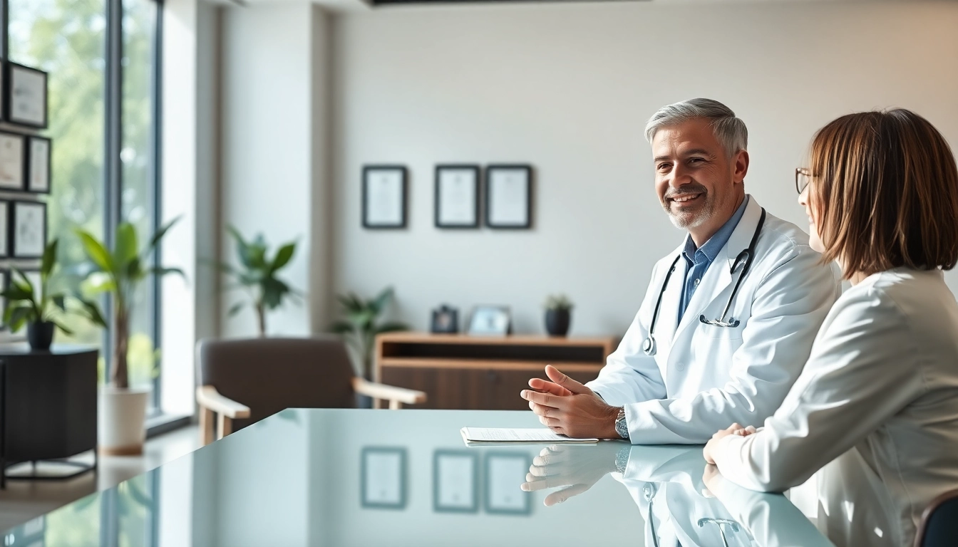 Concierge doctor las vegas providing personalized medical care in a bright, modern office.