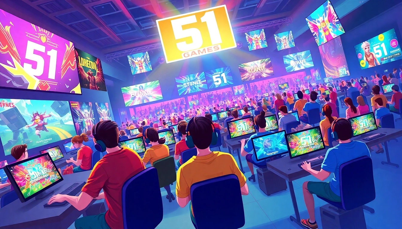 Experience exciting gameplay on the 51 game platform with diverse e-sports options.