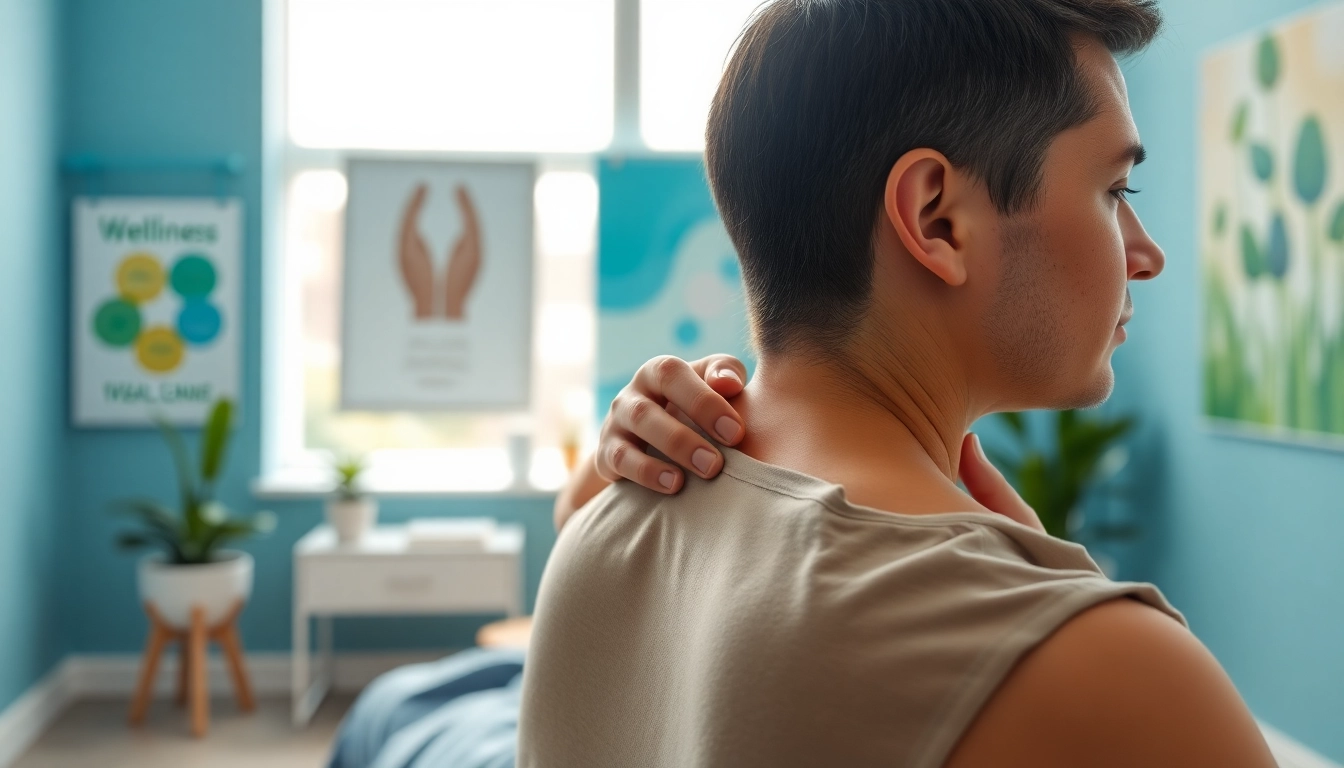 Chiropractor adjusting patient's spine in a calming clinic environment for well-being.