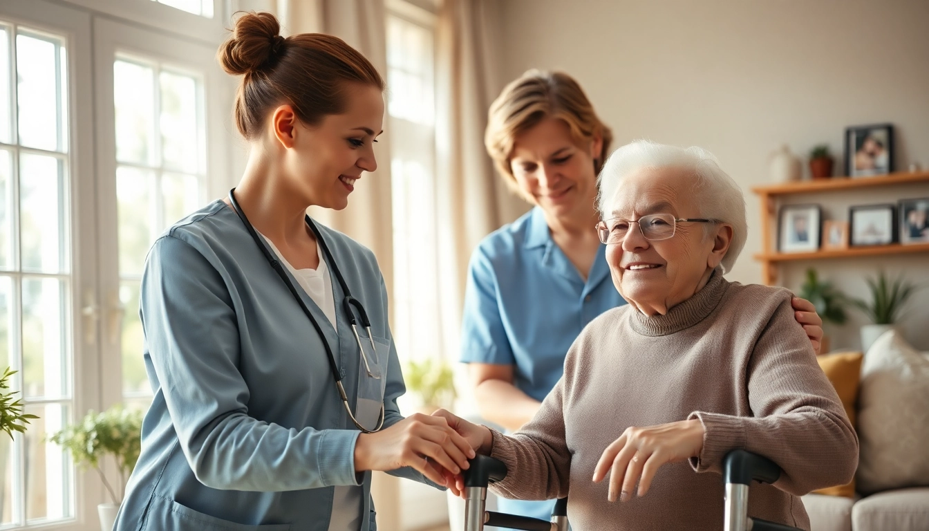 Senior caregivers austin tx providing compassionate support to elderly individuals in a warm home setting.
