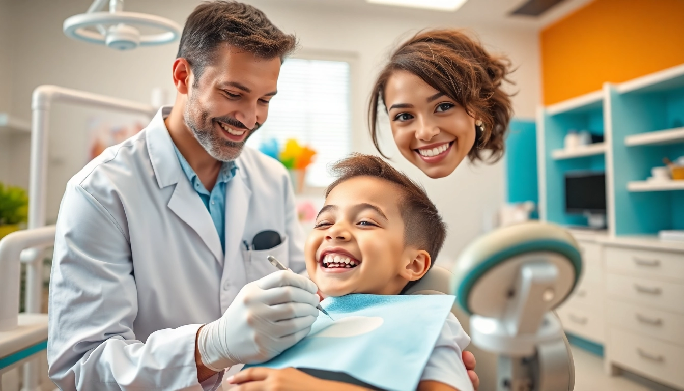 Orthodontist Myrtle Beach provides personalized care to a young patient in a bright clinic.